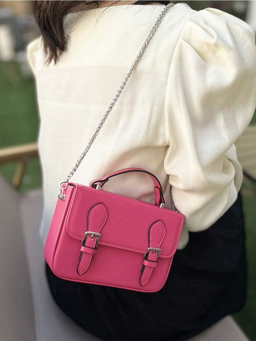 Stylish Handbag Satchel Bag Women Simple Hand-held Messenger Bag