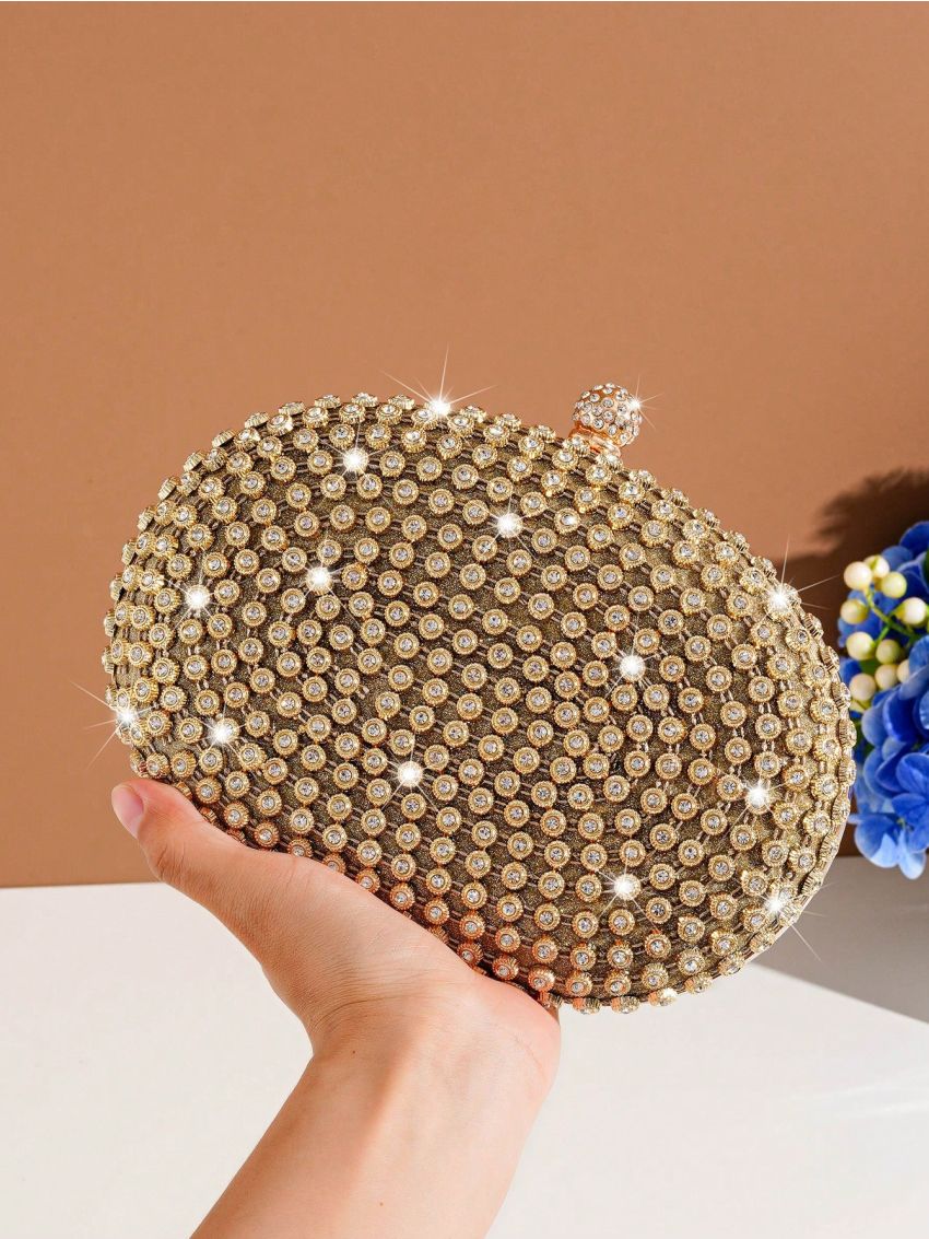 Mini Box Bag Rhinestone Glamorous