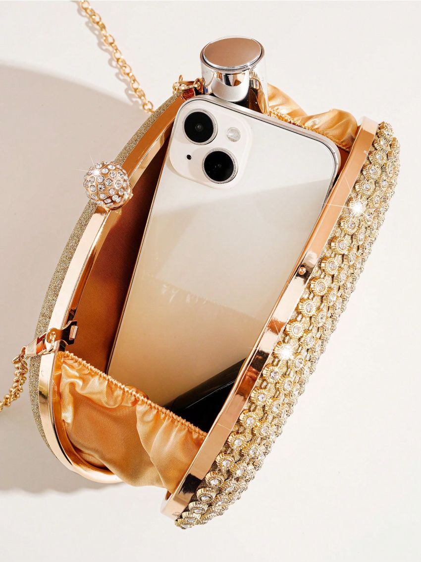 Mini Box Bag Rhinestone Glamorous