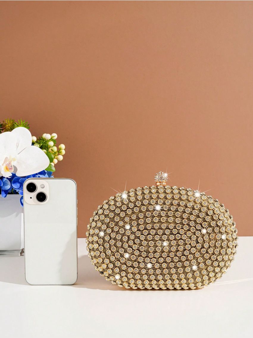 Mini Box Bag Rhinestone Glamorous