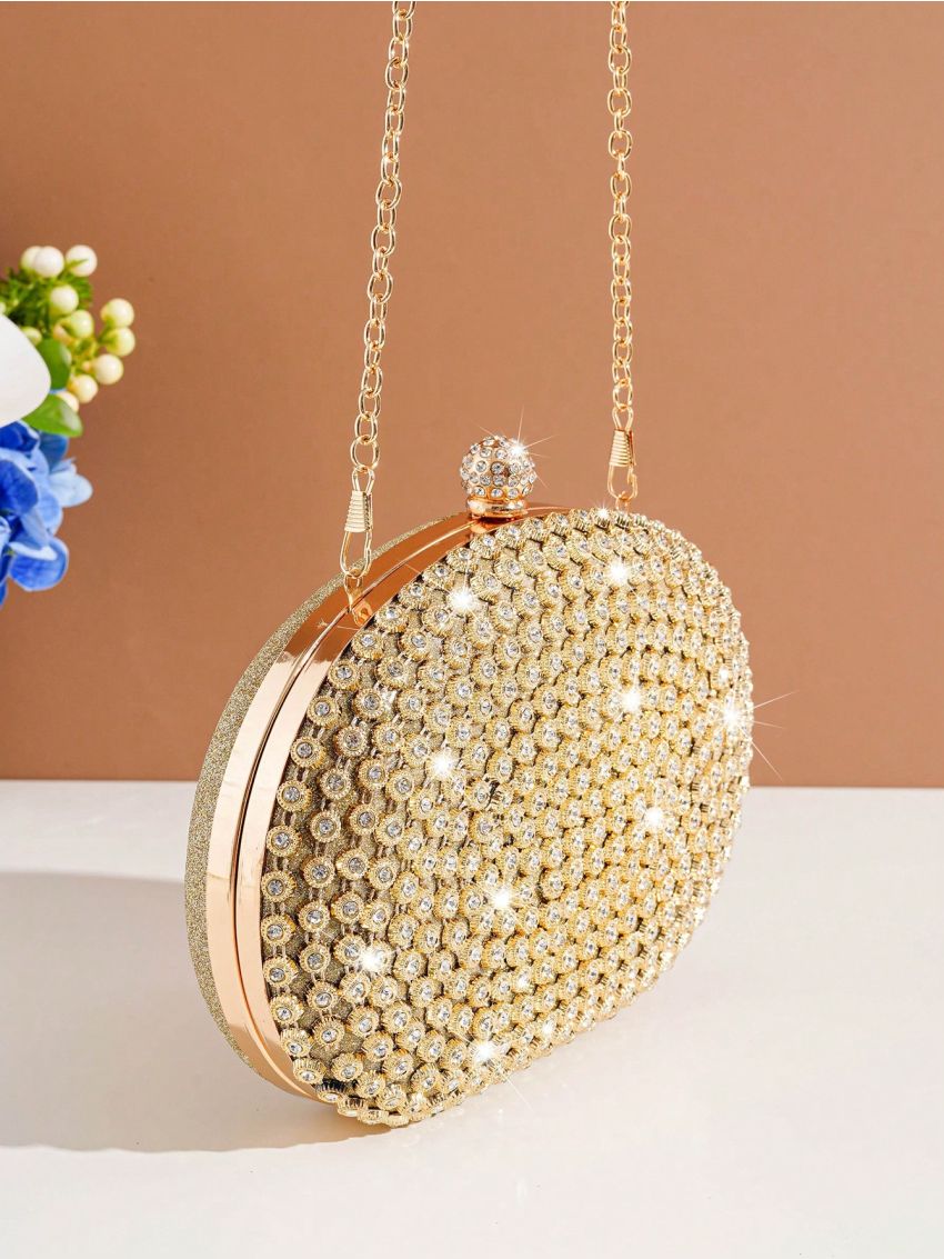 Mini Box Bag Rhinestone Glamorous