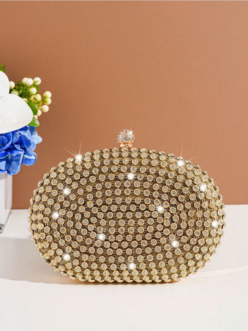 Mini Box Bag Rhinestone Glamorous