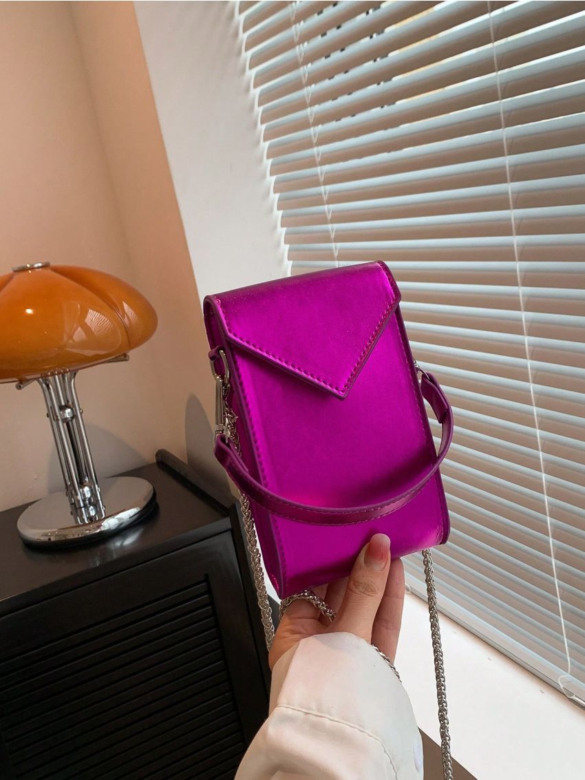 Mini Flap Square Bag Funky Pink