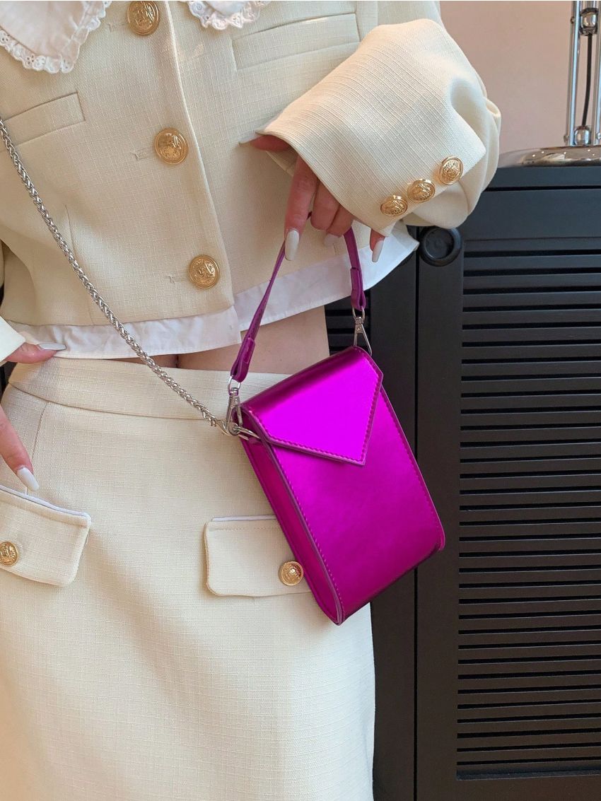 Mini Flap Square Bag Funky Pink