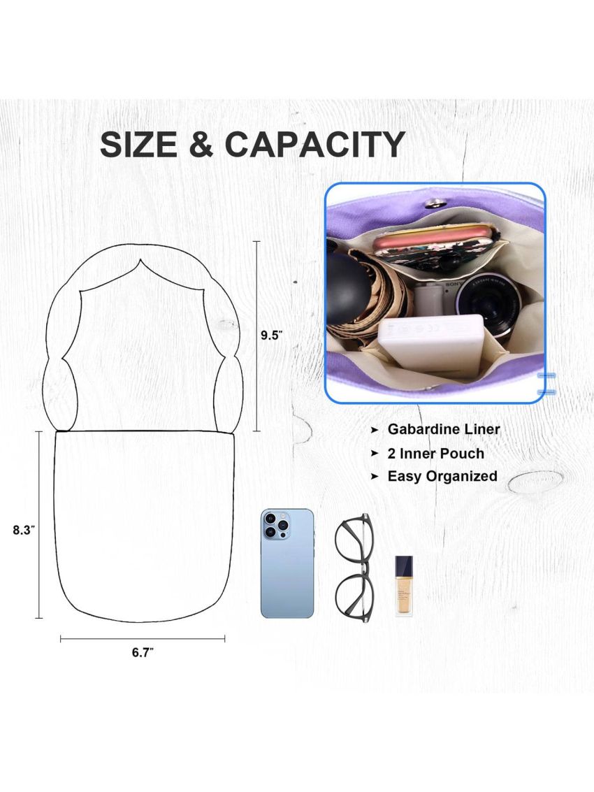 BeeGreen Cute Basket Bag for Kids,Girl,Children Party Bucket Basket Bag w  Padded Handle Candy Bucket Bags w Magnetic Buckle Collapsible Basket w 2 Inner Pouch Toy Storage Bags for Kids Cow…