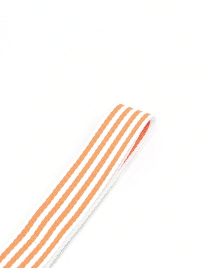 Colorblock Bag Strap Striped Pattern Adjustable
