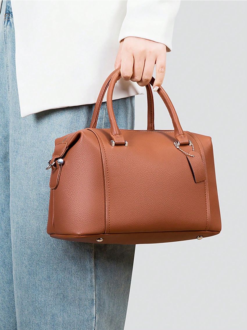 3pcs Bag Set Tote Bag Square Bag Coin Purse Vintage, Best Work Bag For Women