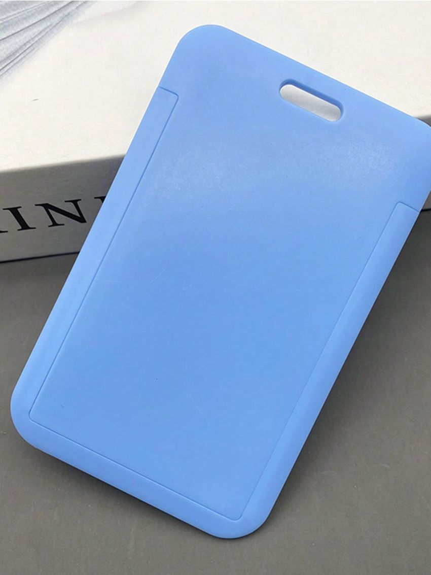 1pc Bank Bus Credit Card Holder Cover Storage Card & Id Holders Women Men Kid's Id Badge Protector