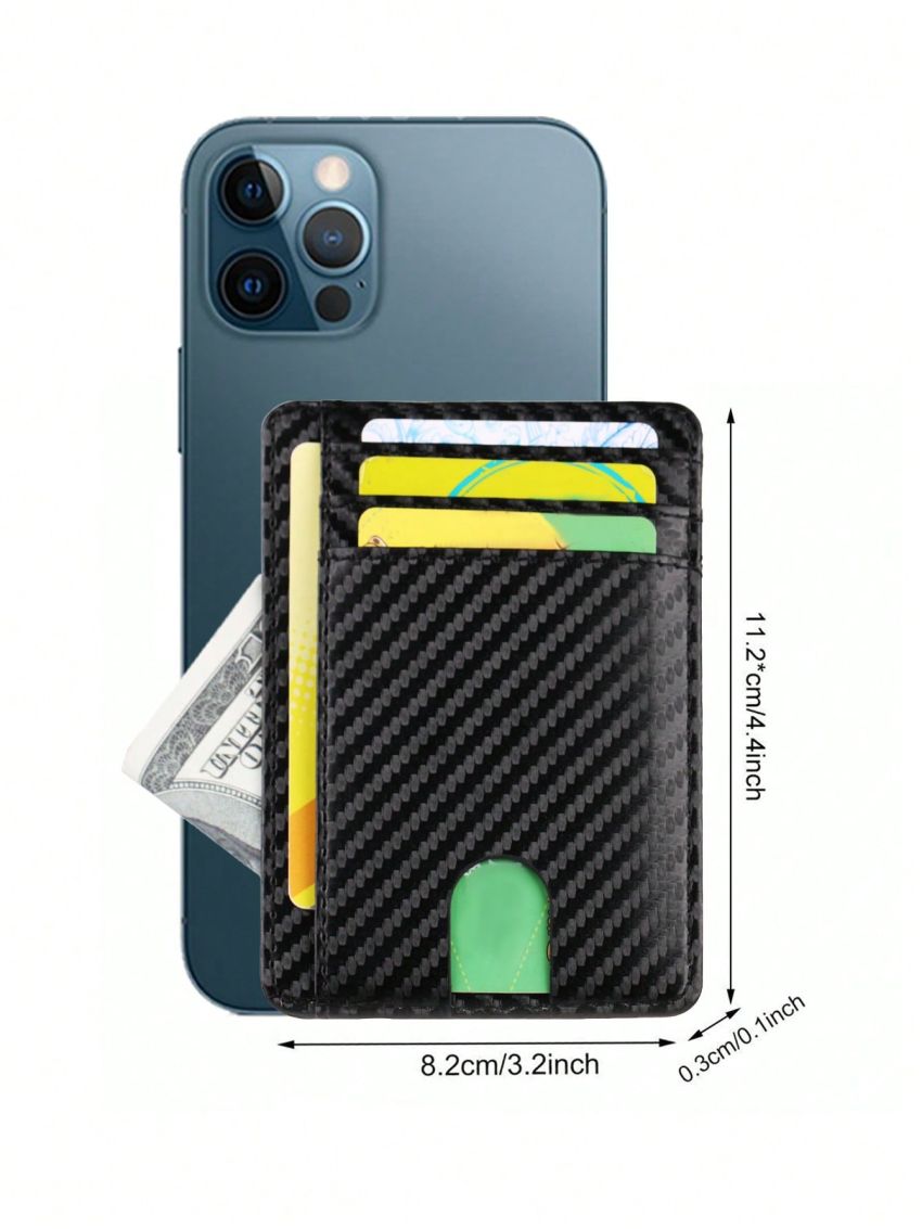 Pu Card Bag Wallet Id Credit Bank Card Holder For Men Business Card Cover Multi Card Slot