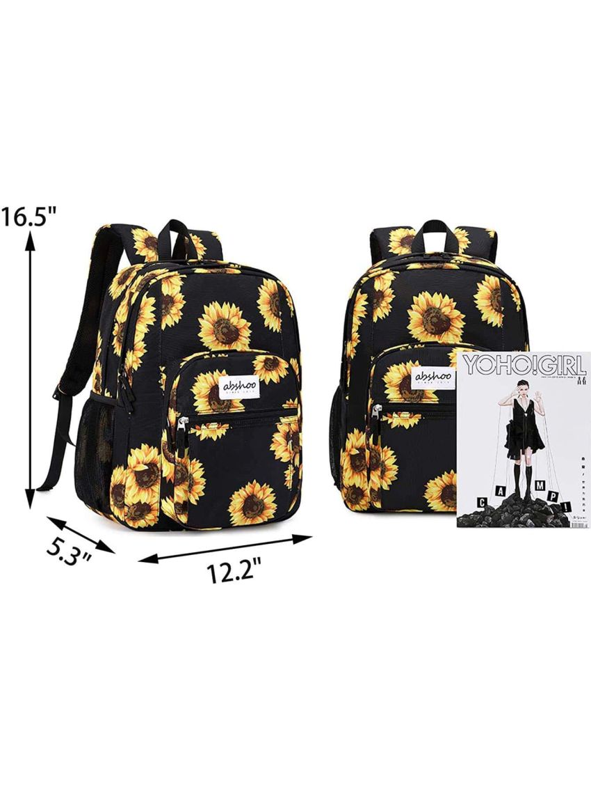 Classical Basic Travel Backpack For School Water Resistant Bookbag