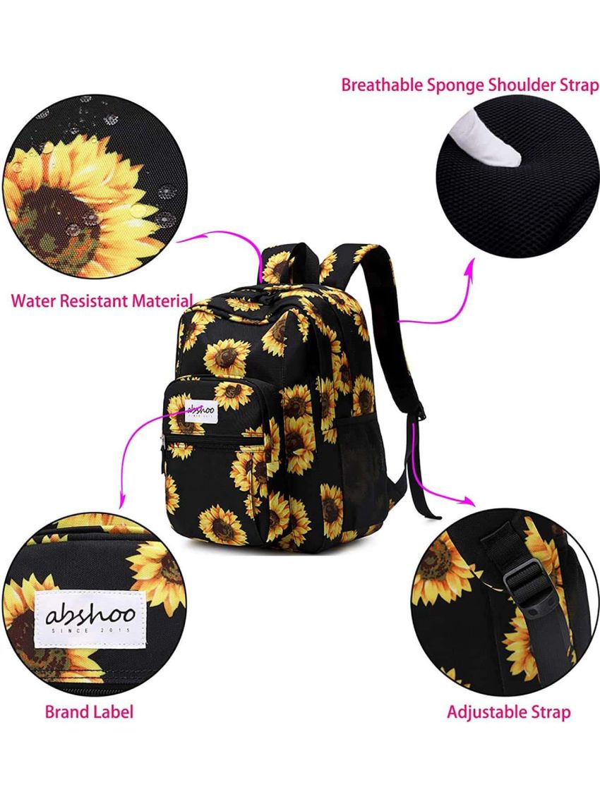 Classical Basic Travel Backpack For School Water Resistant Bookbag