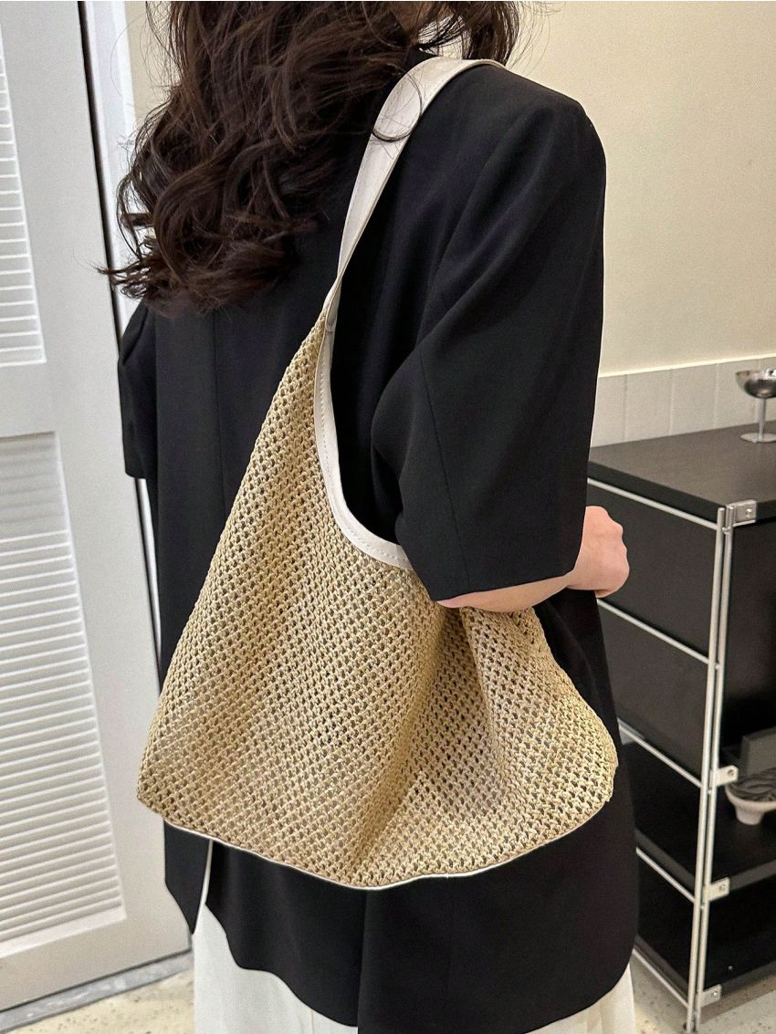 Paper Straw Bag Vacation Hollow Out