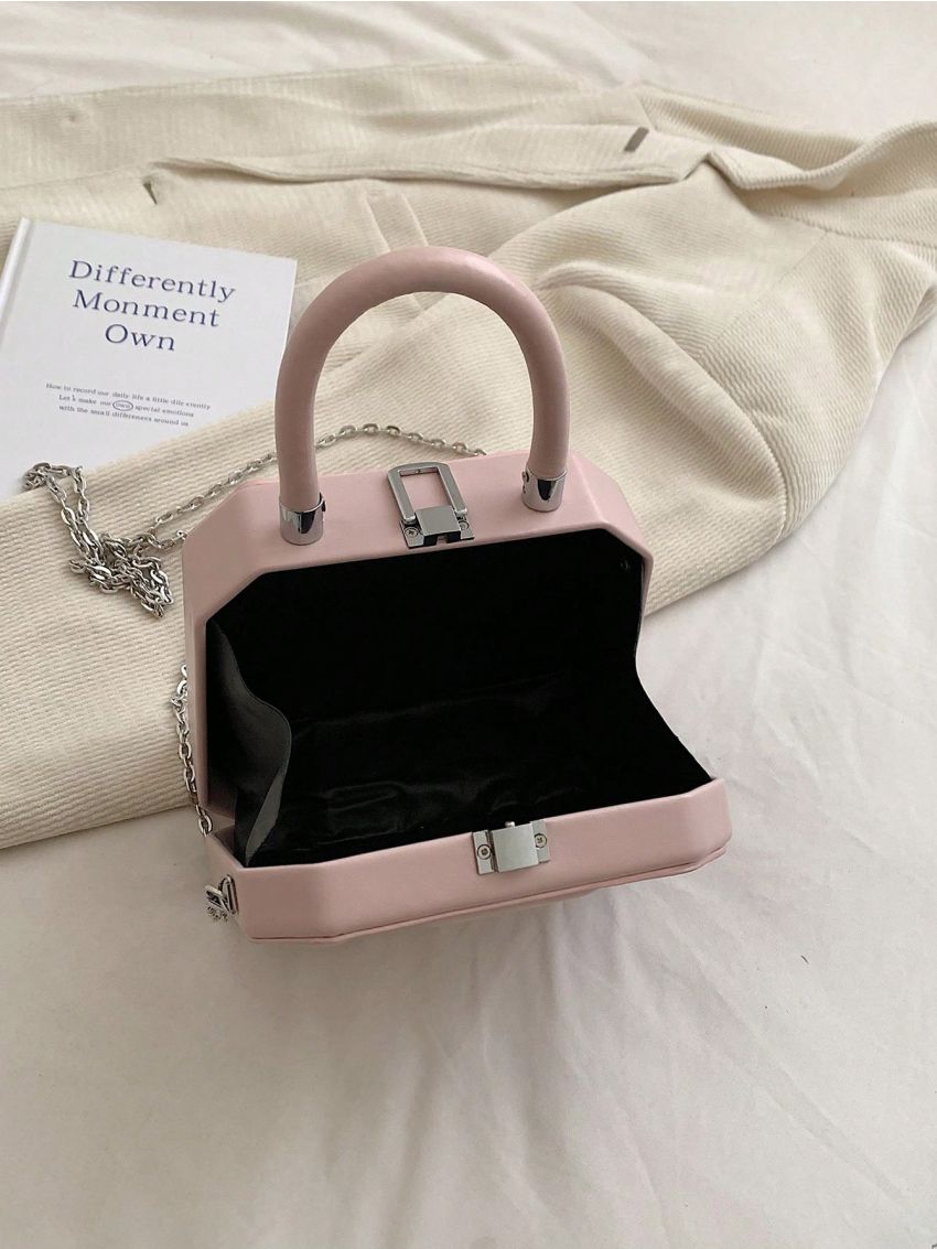Mini Box Bag PU Pink