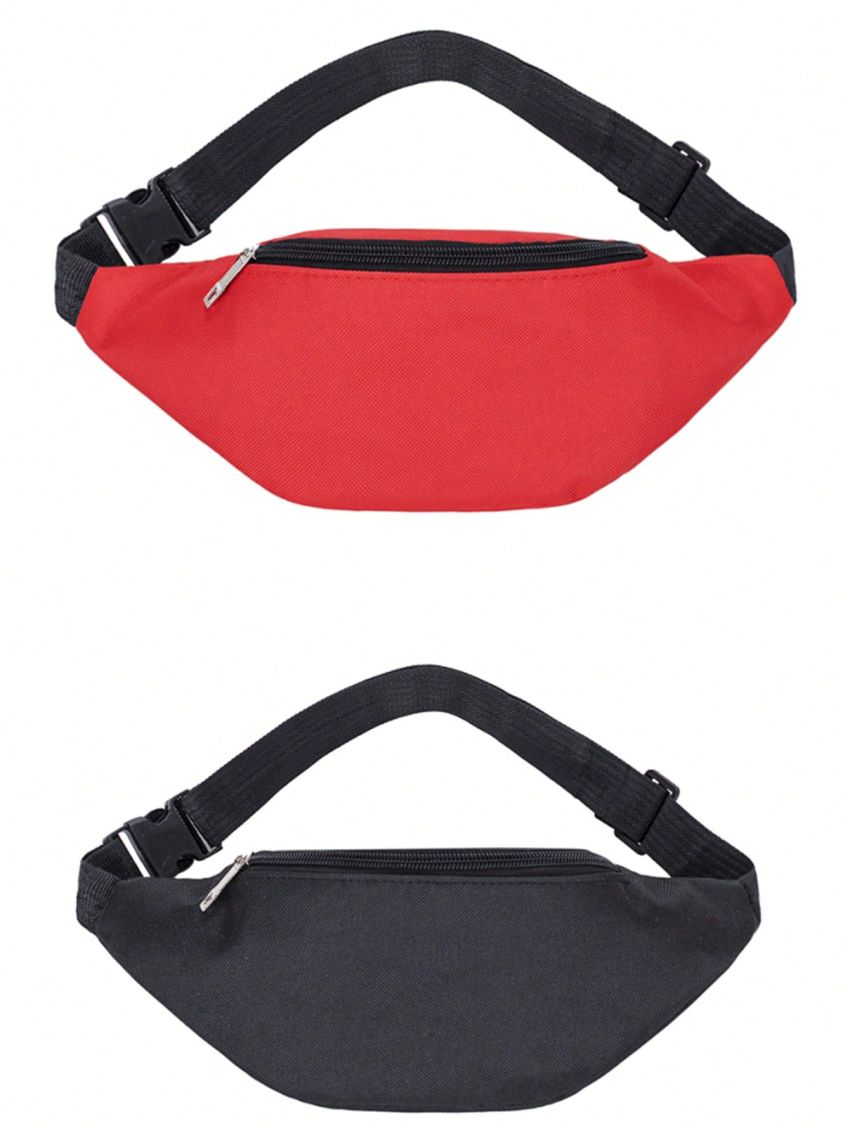 2pcs Women Sport Waist Pack Fanny Pack Crossbody Wallet Belt Travel Phone Bag Fashion Sport Pouch
