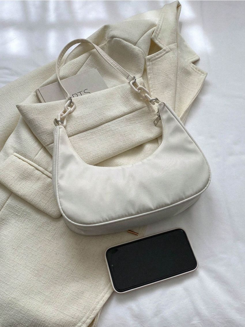 Medium Hobo Bag Minimalist With Zipper