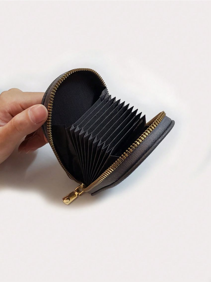 Penguin Patch Decor Coin Purse 11-slot Zipper PU