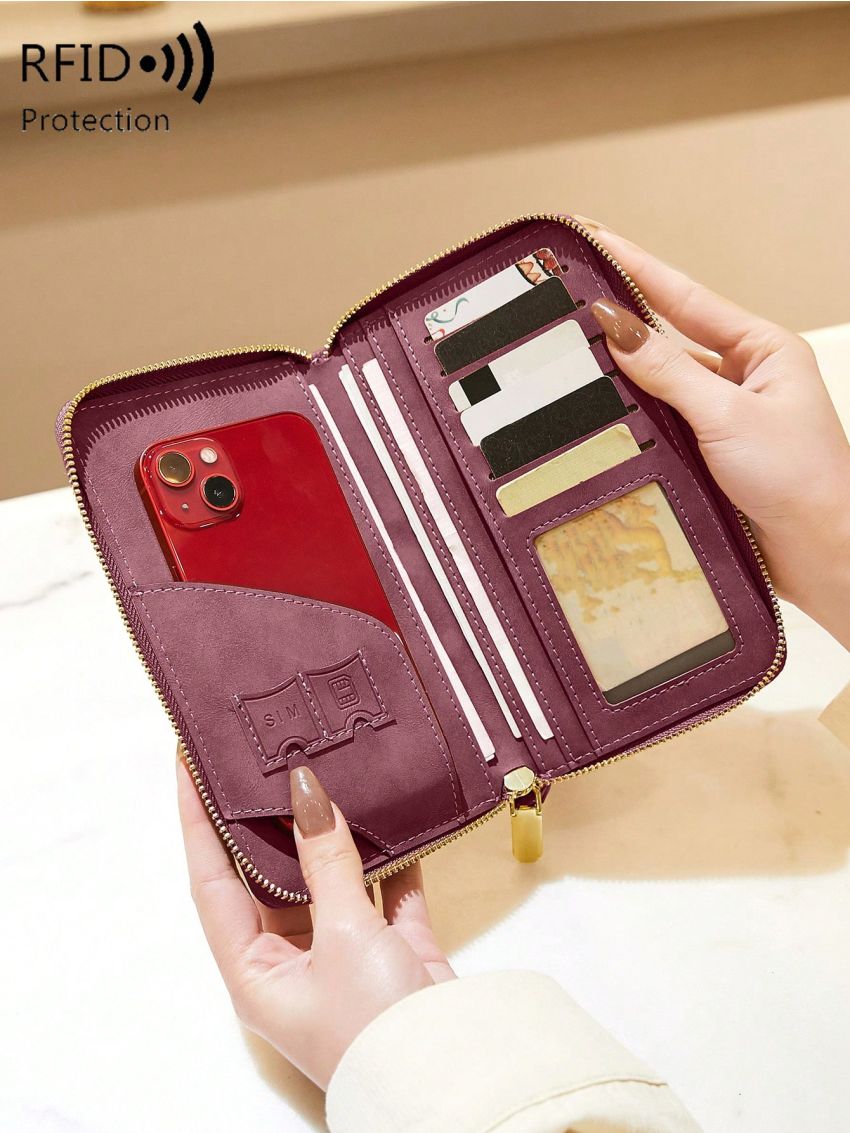 Letter Embossed Passport Case