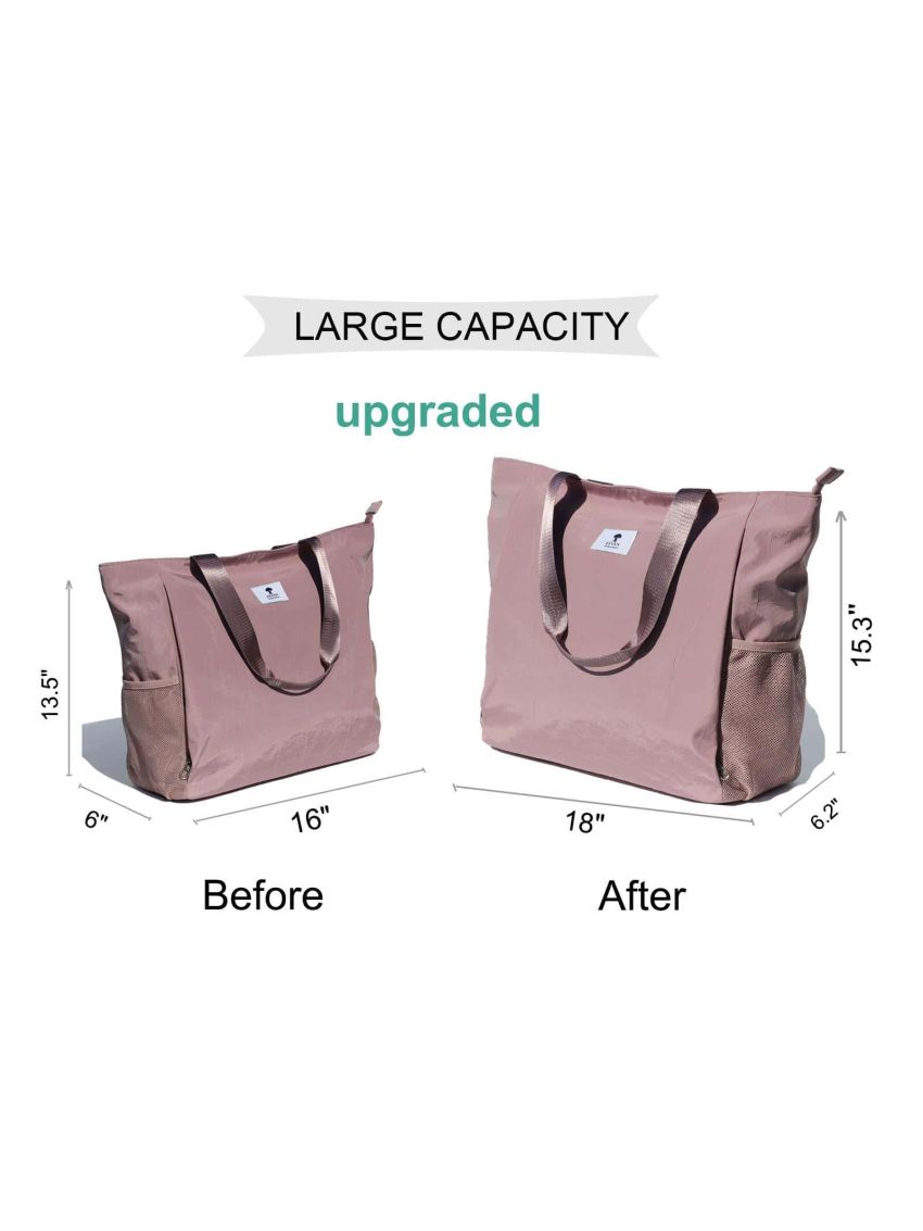 ESVAN Yoga Mat Bag Yoga Tote Carrier Shoulder Bag Carryall Tote for Office,Yoga,Pilates,Travel,Beach and Gym