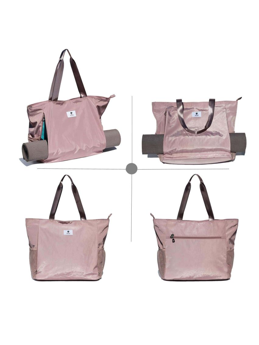 ESVAN Yoga Mat Bag Yoga Tote Carrier Shoulder Bag Carryall Tote for Office,Yoga,Pilates,Travel,Beach and Gym