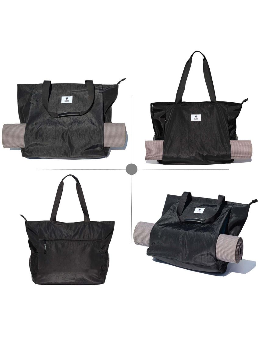 ESVAN Yoga Mat Bag Yoga Tote Carrier Shoulder Bag Carryall Tote for Office,Yoga,Pilates,Travel,Beach and Gym