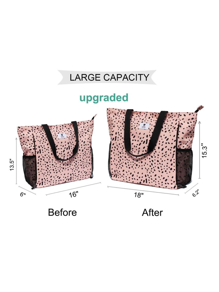 ESVAN Yoga Mat Bag Yoga Tote Carrier Shoulder Bag Carryall Tote for Office,Yoga,Pilates,Travel,Beach and Gym