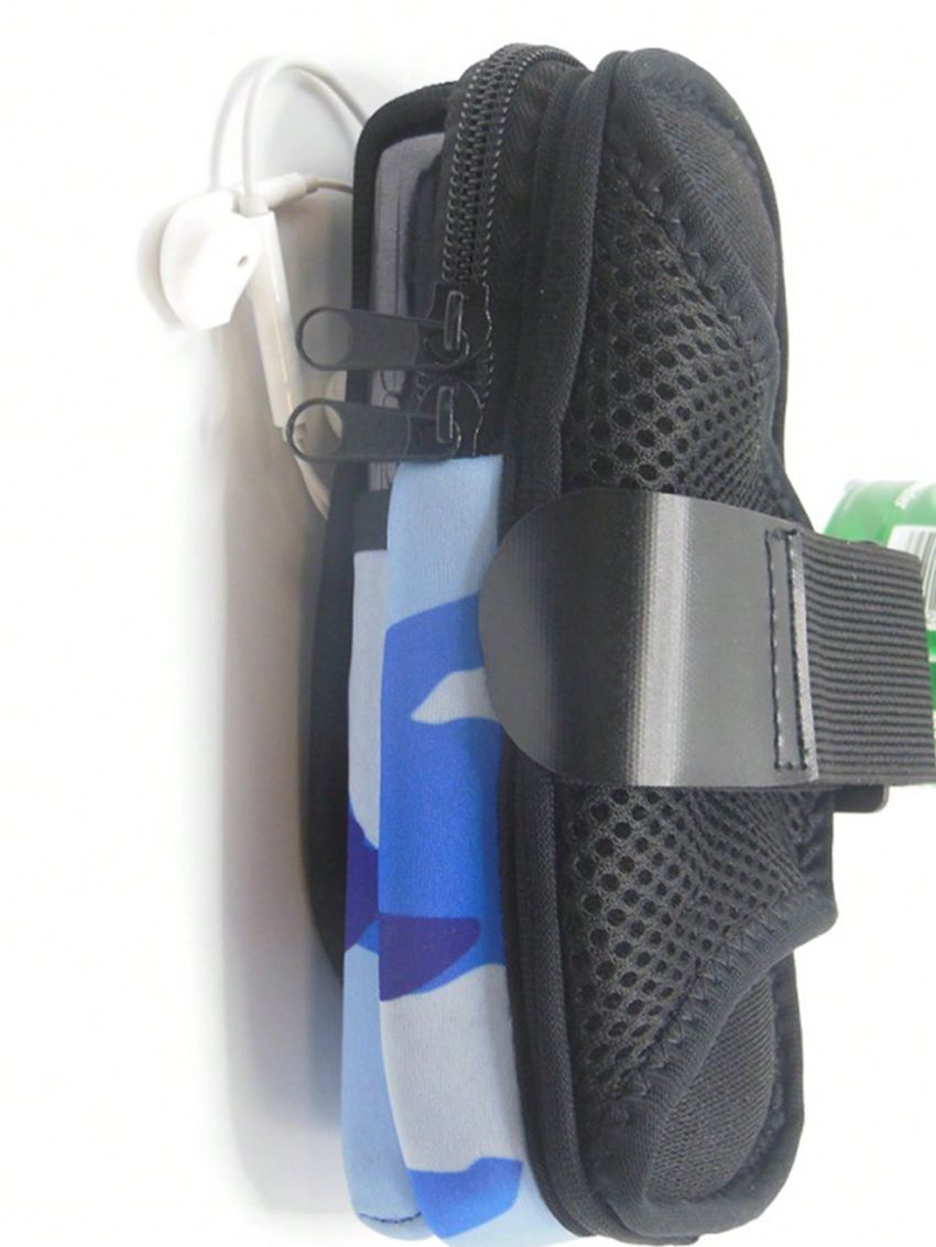 Camo Print Polyester Running Bag