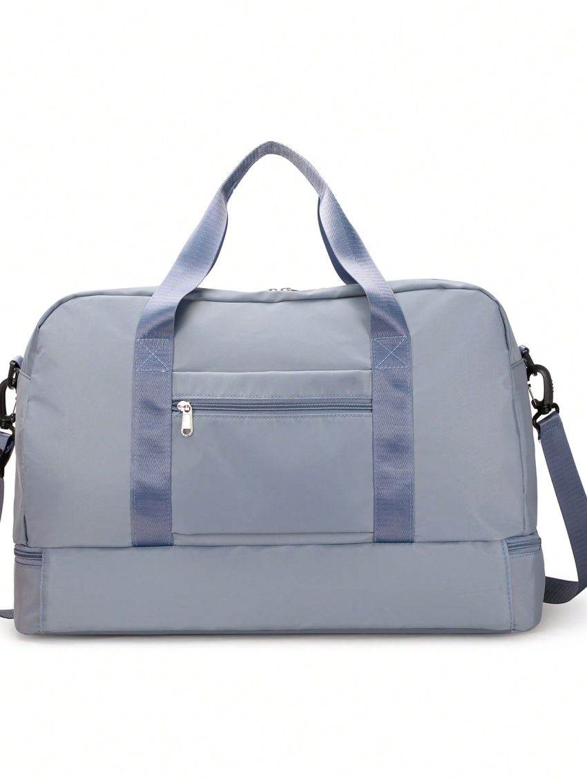 Letter Detail Travel Bag Double Handle