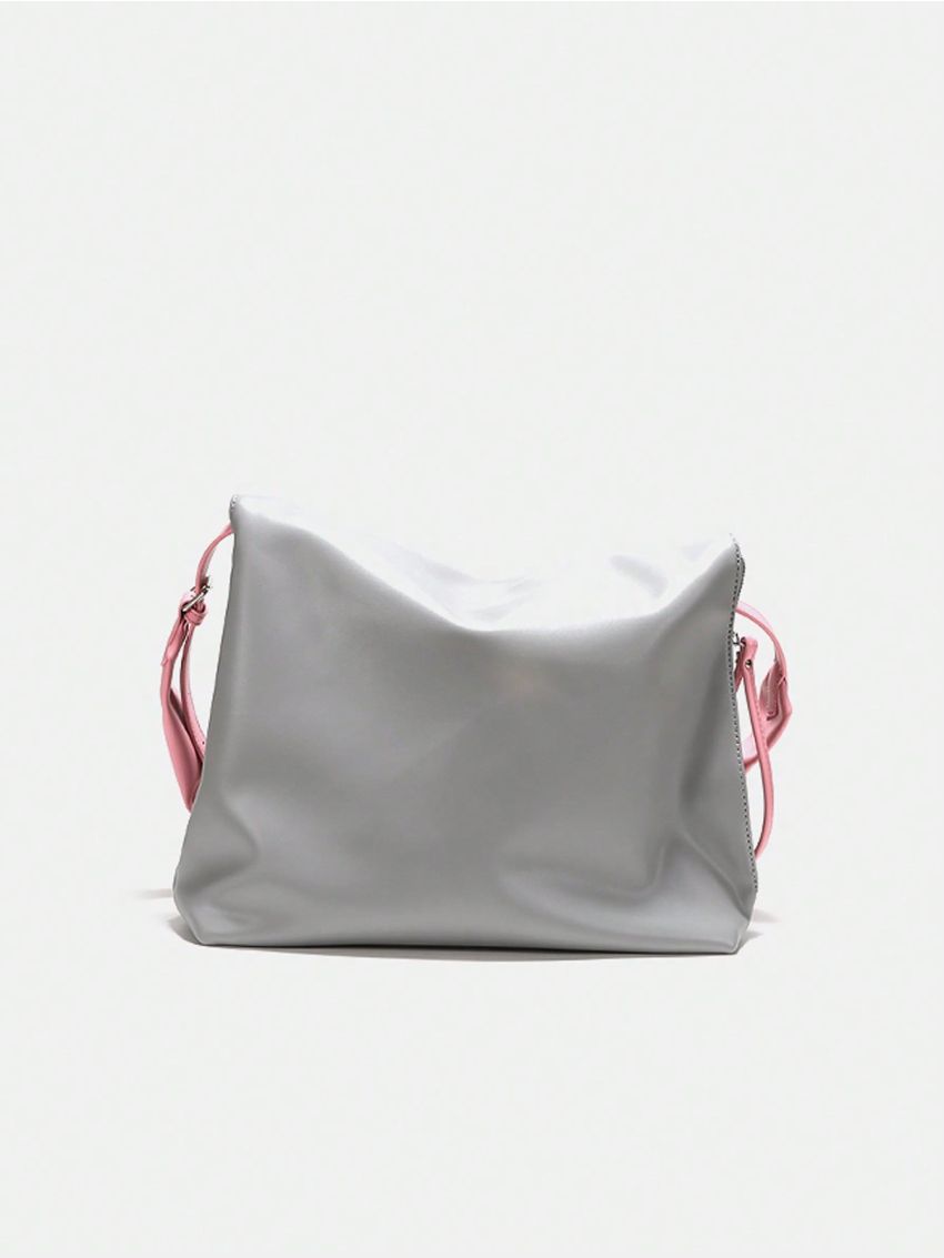 Two Tone Hobo Bag PU Fashionable