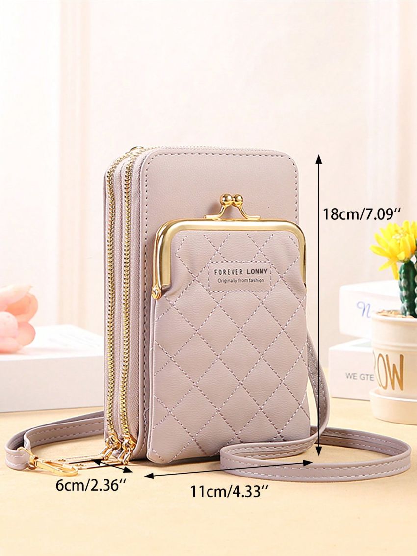 Small Crossbody Cell Phone Purse For Women, Mini Shoulder Handbag Wallet With Credit Card