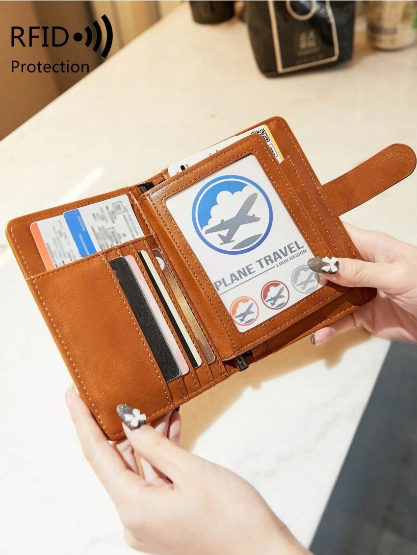 Airplane Graphic Passport Case For Travel