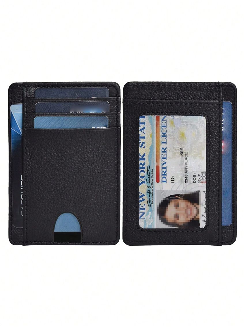 Pu Card Bag Wallet Id Credit Bank Card Holder For Men Business Card Cover Multi Card Slot
