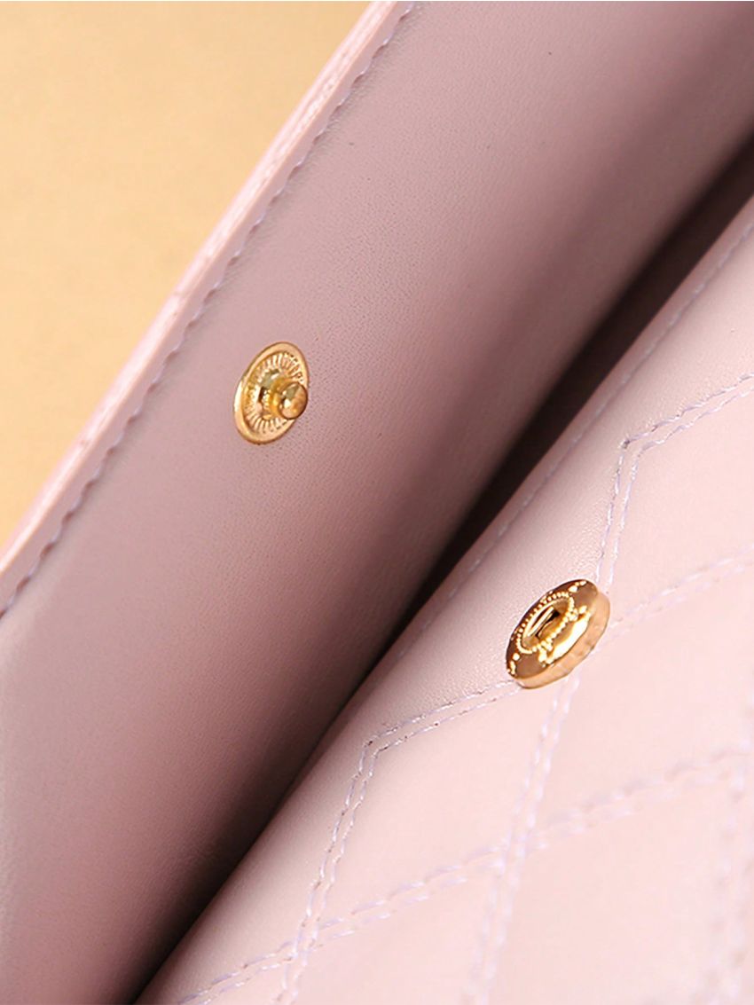 Women's Small Crossbody Wallet, Multi Zippers Metal Decor Shoulder Bag For Phone, Portable Handbag