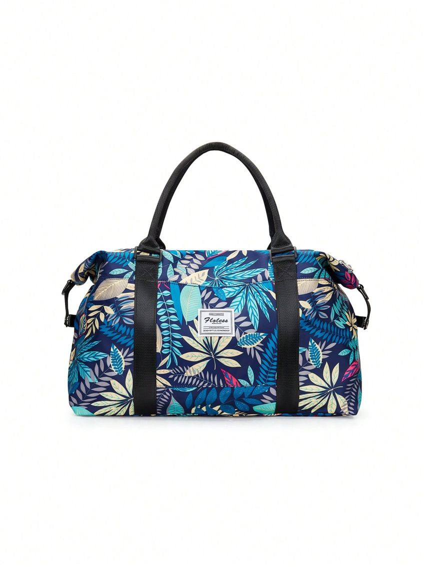 Tropical Print Duffel Bag