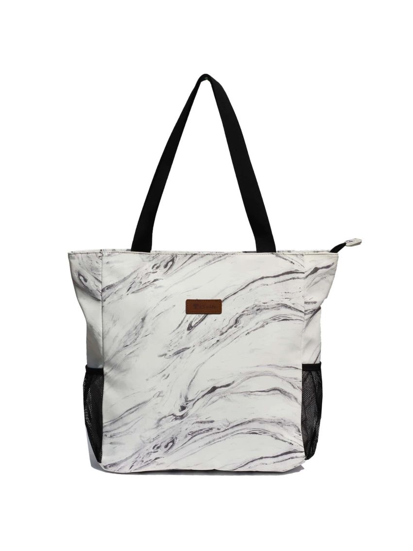 ESVAN Original Floral Water Resistant Large Tote Bag Shoulder Bag for Gym Beach Travel  Work Yoga Nurse Teacher Daily Bags