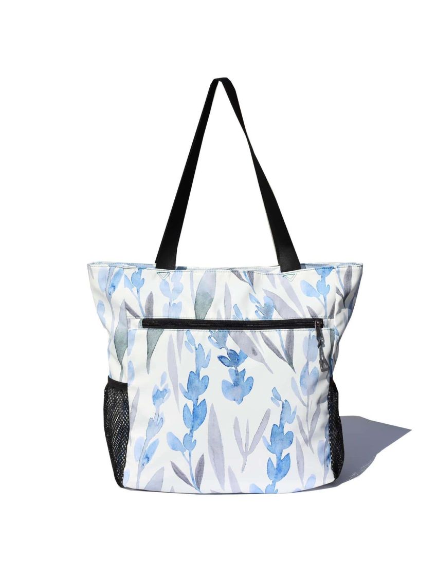 ESVAN Original Floral Water Resistant Large Tote Bag Shoulder Bag for Gym Beach Travel  Work Yoga Nurse Teacher Daily Bags