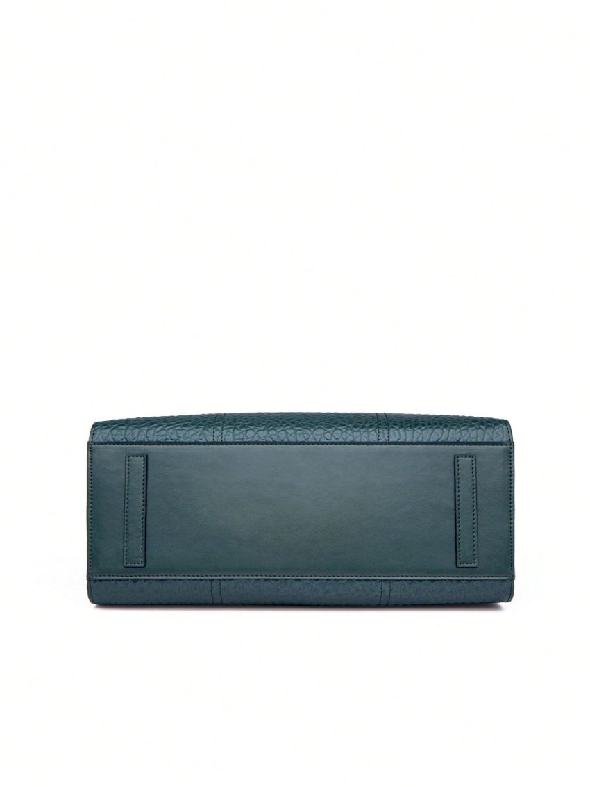 Minimalist Top Handle Bag Double Handle Green
