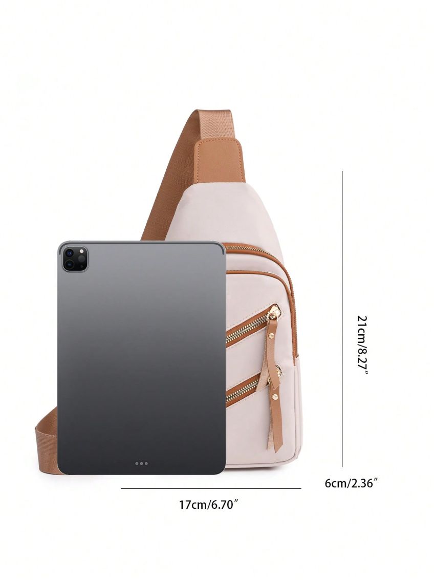 Mini Fanny Pack Zipper Adjustable-strap Multi-compartment