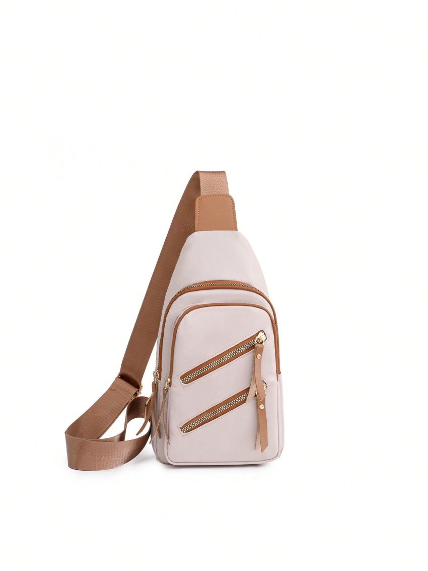 Mini Fanny Pack Zipper Adjustable-strap Multi-compartment