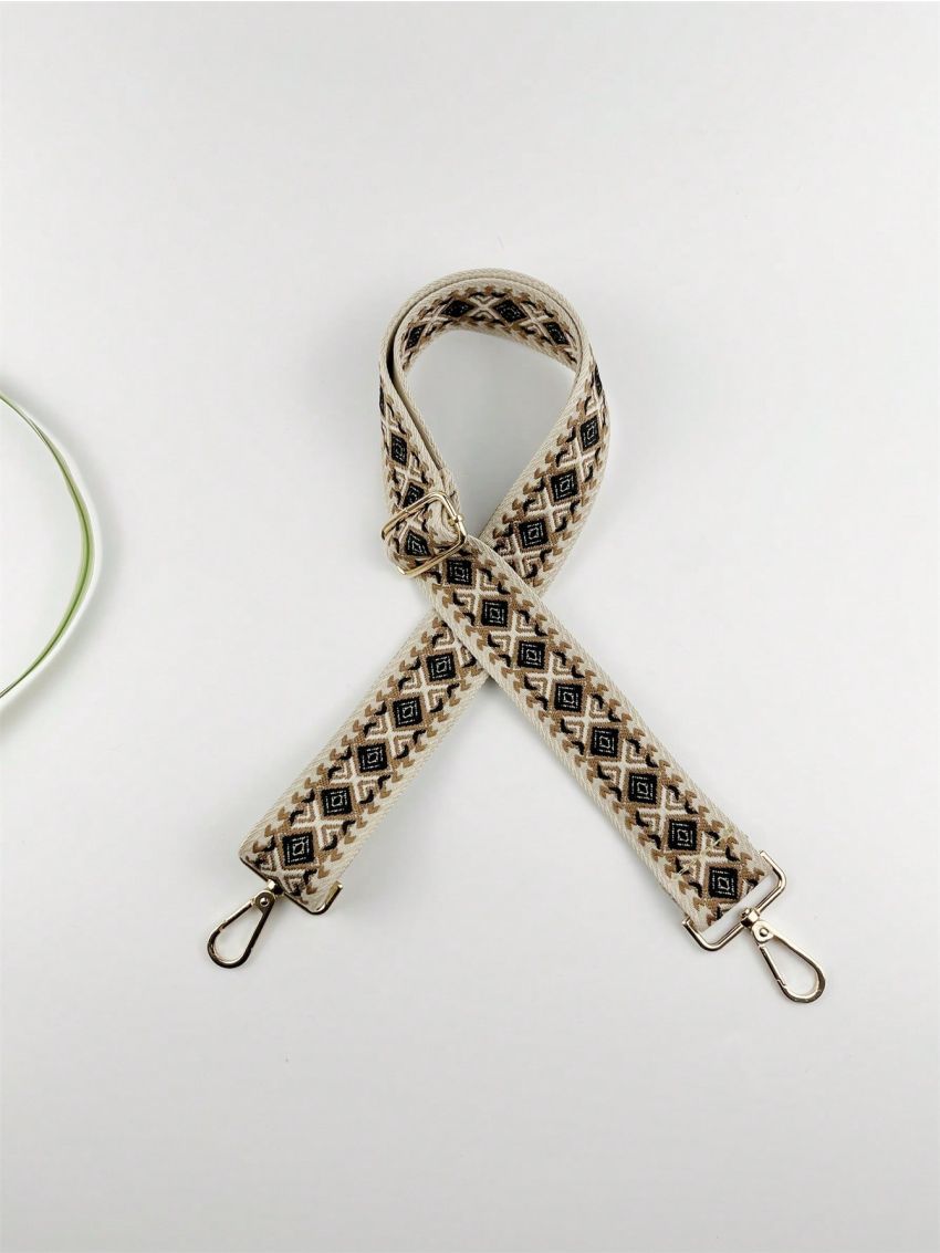 Geometric Pattern Bag Strap Adjustable