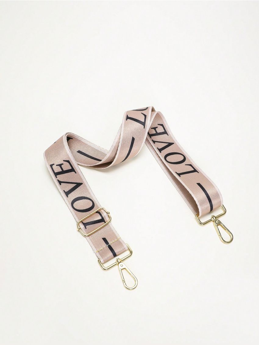 Letter Pattern Adjustable Bag Strap Replaceable