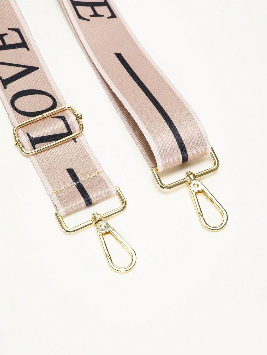 Letter Pattern Adjustable Bag Strap Replaceable