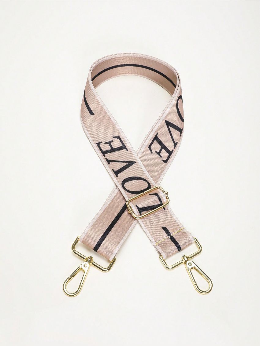 Letter Pattern Adjustable Bag Strap Replaceable