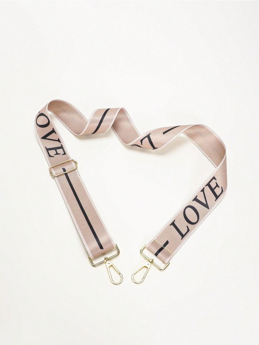 Letter Pattern Adjustable Bag Strap Replaceable