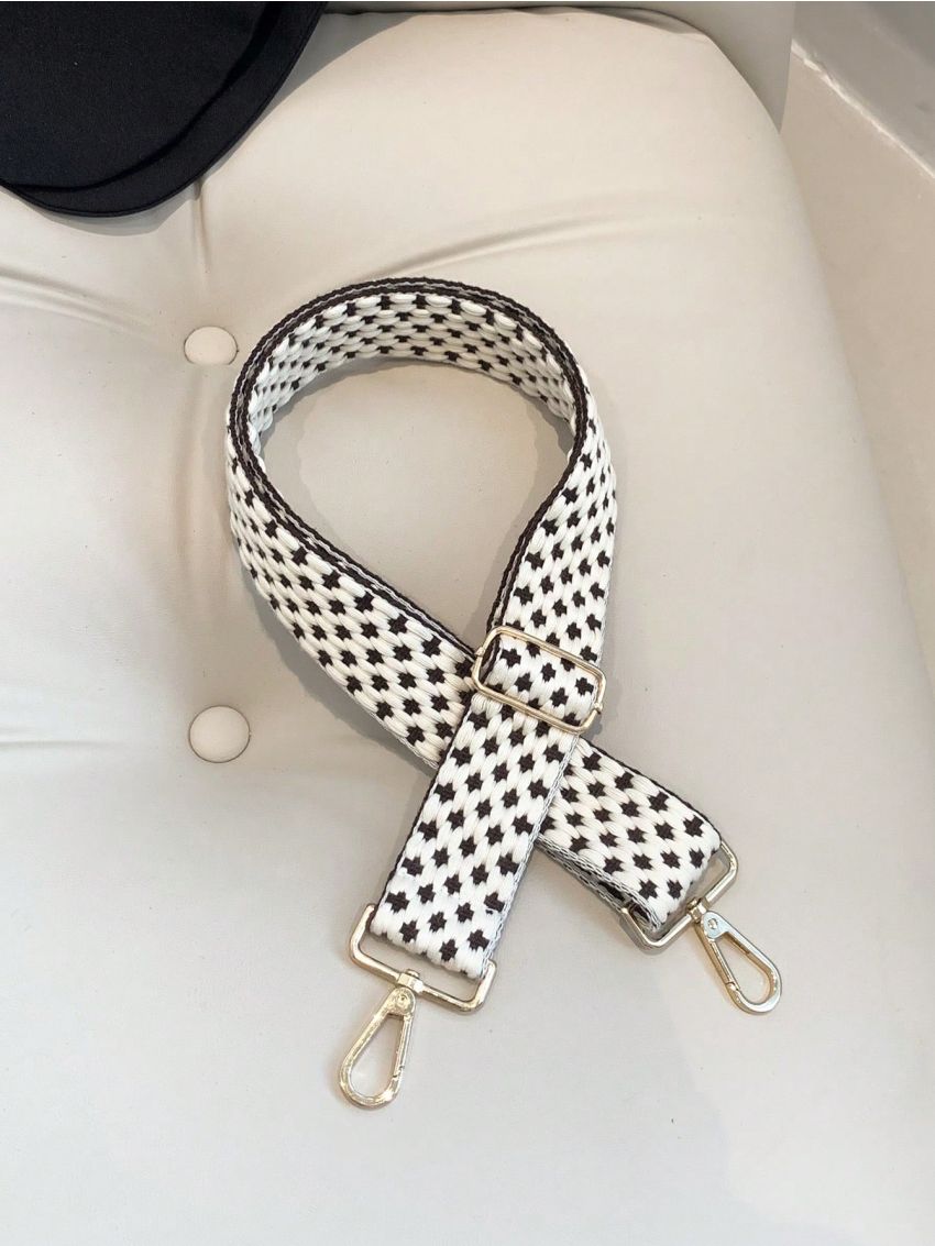 Color Block Adjustable Bag Strap Replaceable