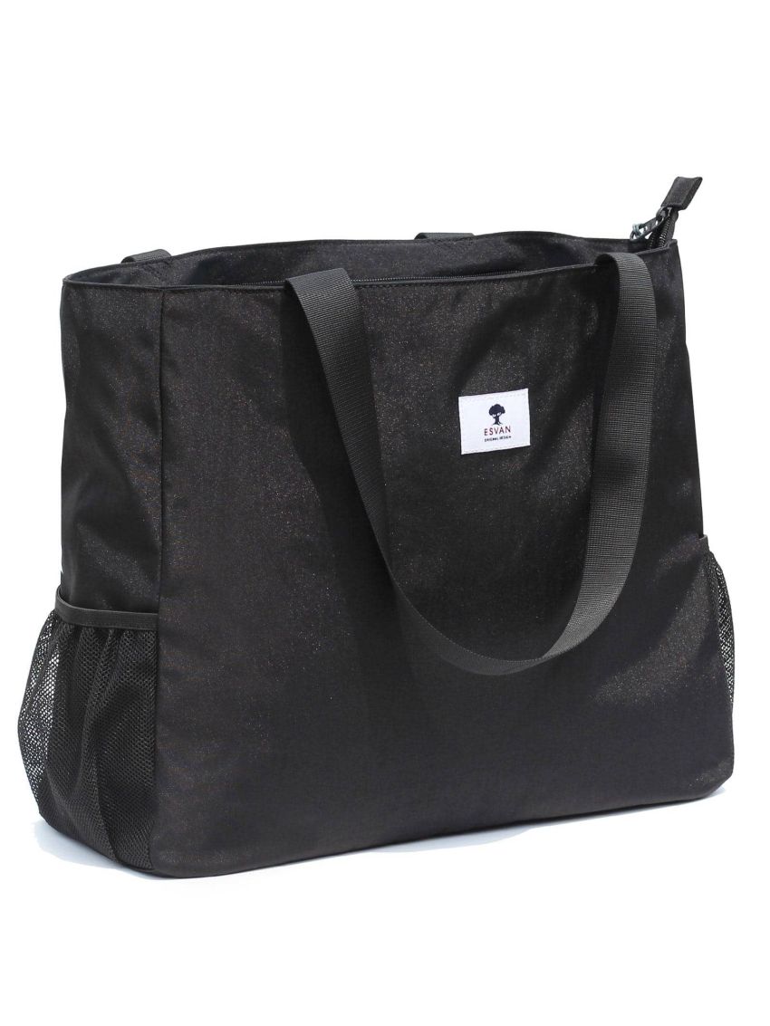 LARGE BEACH BAG Water Resistant Lightweight 20 inch Women Tote Bag for Gym Beach Travel Pool Yoga Nurse