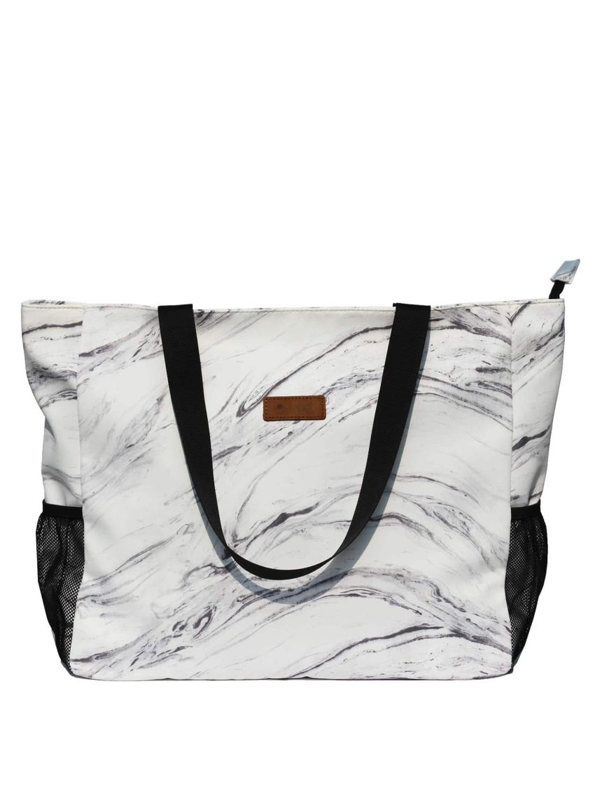 LARGE BEACH BAG Water Resistant Lightweight 20 inch Women Tote Bag for Gym Beach Travel Pool Yoga Nurse