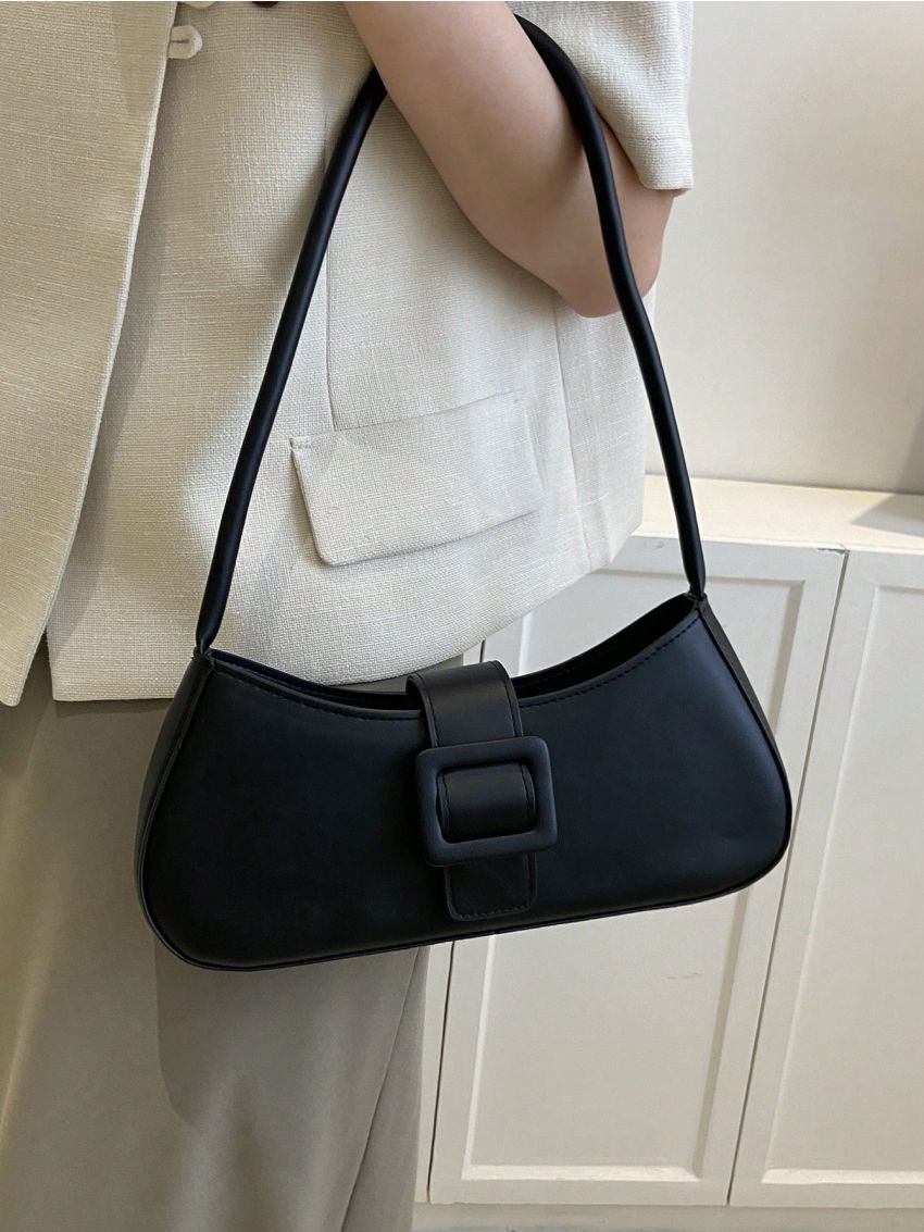 Medium Hobo Bag Black Fashionable For Daily