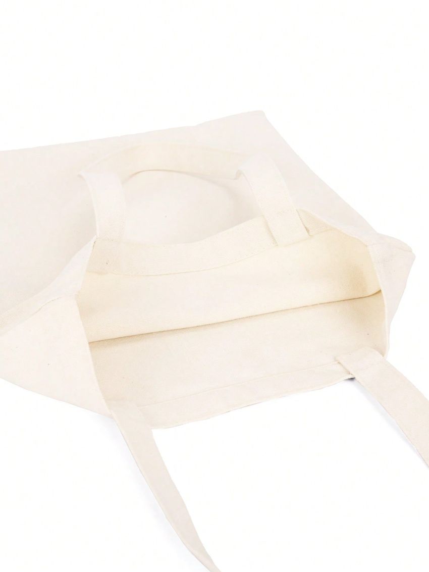 Cartoon Graphic Shopper Bag Small Double Handle