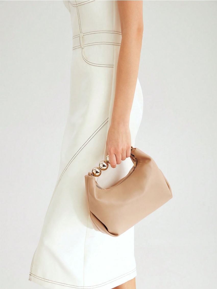 PREMIUM BEADED HANDLE BAG