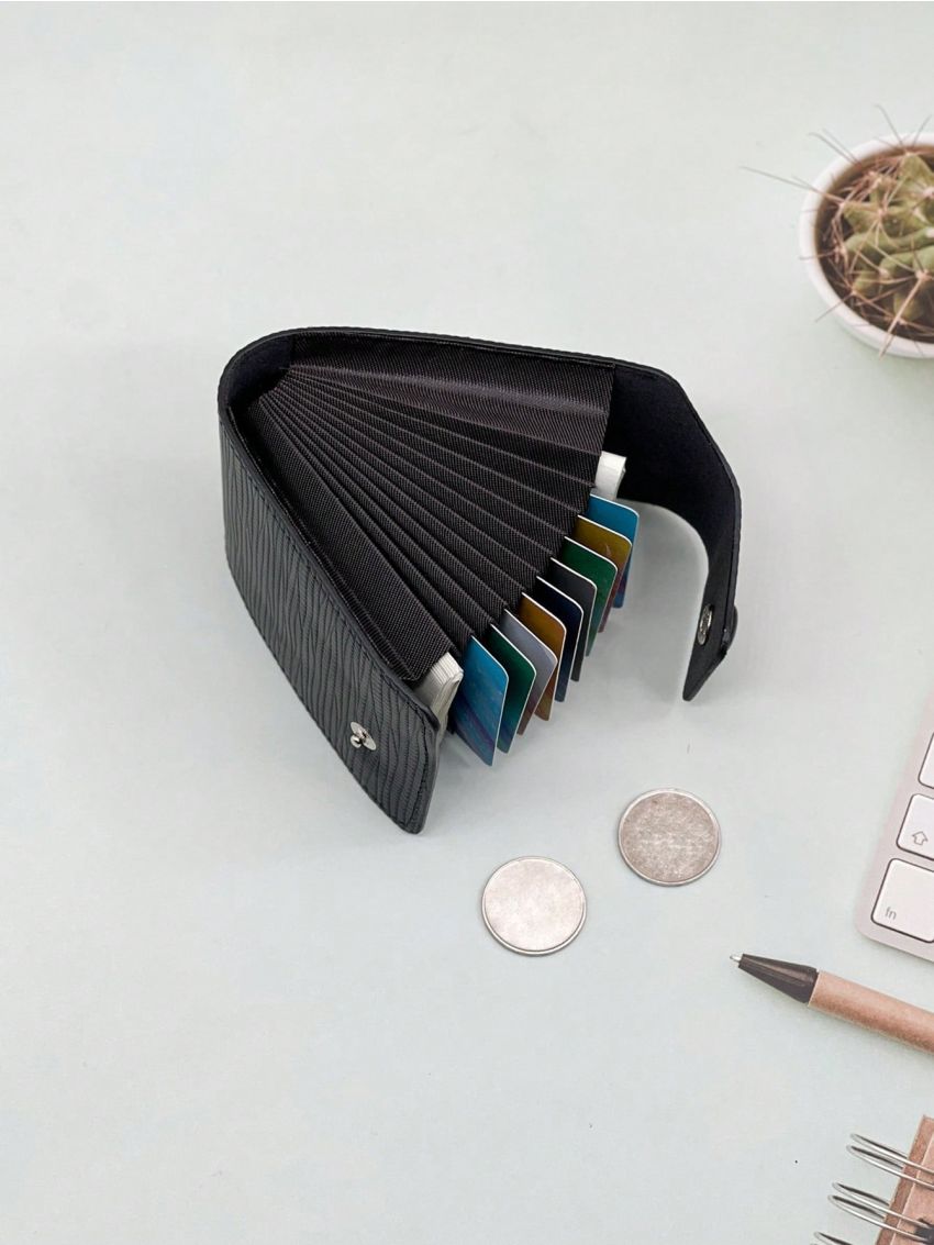 Black Multiple Card Slots Portable For Daily